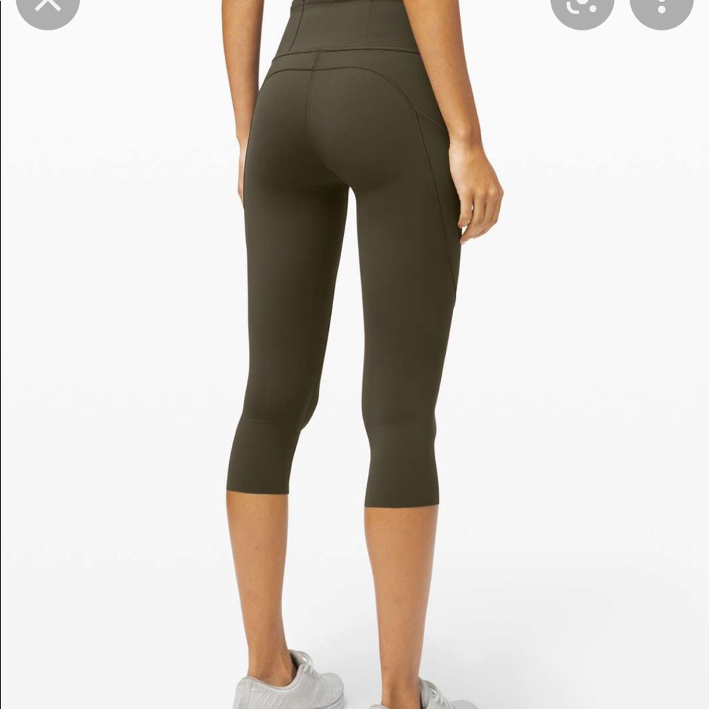 Lululemon fast and free running tight cropped
